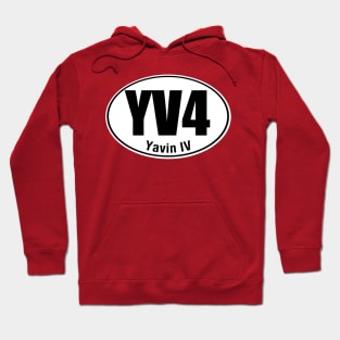 Yavin IV Travel Sticker Hoodie